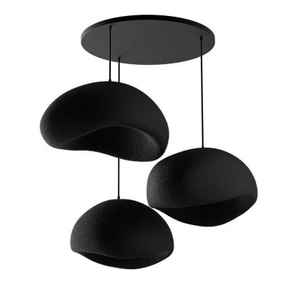 Brilagi - Lustră cu cablu WABI SABI 3xE27/40W/230V Ø 60 cm negru