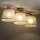 Brilagi - Lustră cu montaj pe plafon LATTE SABIA 3xE27/15W/230V pin/bej