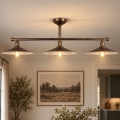 BRILAGI - Lustră cu tijă FORGE 3xE27/60W/230V cupru/patină