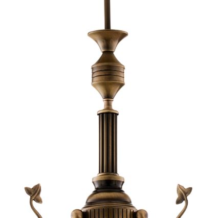 Brilagi - Lustra cu tijă TAURUS 3xE27/15W/230V Ø 70 cm bronz