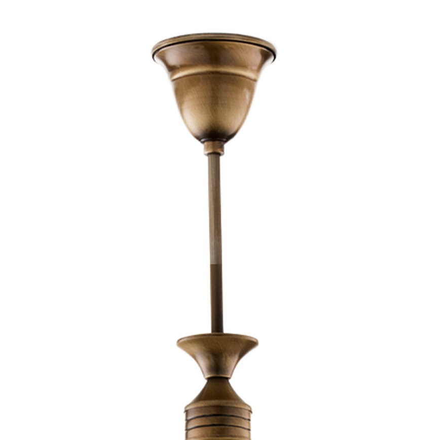 Brilagi - Lustra cu tijă TAURUS 3xE27/15W/230V Ø 70 cm bronz