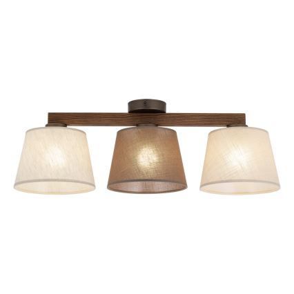 Brilagi - Lustră de tavan aplicată LATTE SABIA 3xE27/15W/230V pin/mix