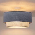Brilagi - Lustră LED aplicată BOHO ECO 1xE27/10W/230V Ø 40 cm albastru/crem