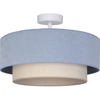 Brilagi - Lustră LED aplicată BOHO ECO 1xE27/10W/230V Ø 40 cm albastru/crem