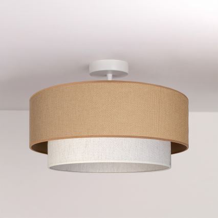 Brilagi - Lustră LED aplicată BOHO ECO, 1xE27/10W/230V, Ø 40 cm, bej/crem