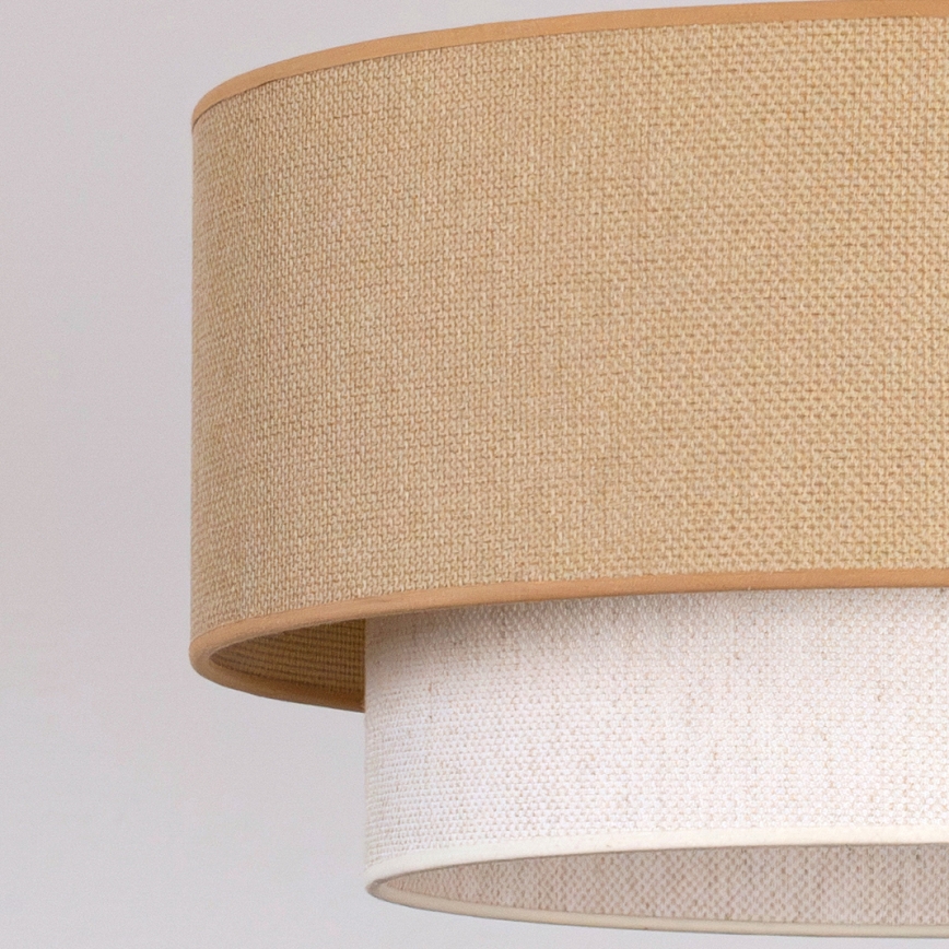 Brilagi - Lustră LED aplicată BOHO ECO, 1xE27/10W/230V, Ø 40 cm, bej/crem