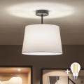 Brilagi - Lustră LED aplicată CERIA 1xE27/60W/230V diam. 30 cm negru/alb