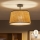 Brilagi - Lustră LED aplicată CERIA 1xE27/60W/230V Ø 35 cm negru/bej