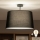 Brilagi - Lustră LED aplicată CERIA 1xE27/60W/230V Ø 45 cm neagră