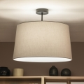 Brilagi - Lustră LED aplicată CERIA 1xE27/60W/230V Ø 45 cm negru/gri