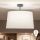 Brilagi - Lustră LED aplicată CERIA 1xE27/60W/230V Ø45 cm negru/alb