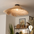 BRILAGI - Lustră LED aplicată CERIA BOHO, 1x E27 (max. 40W), 230V, Ø 70 cm, ratan