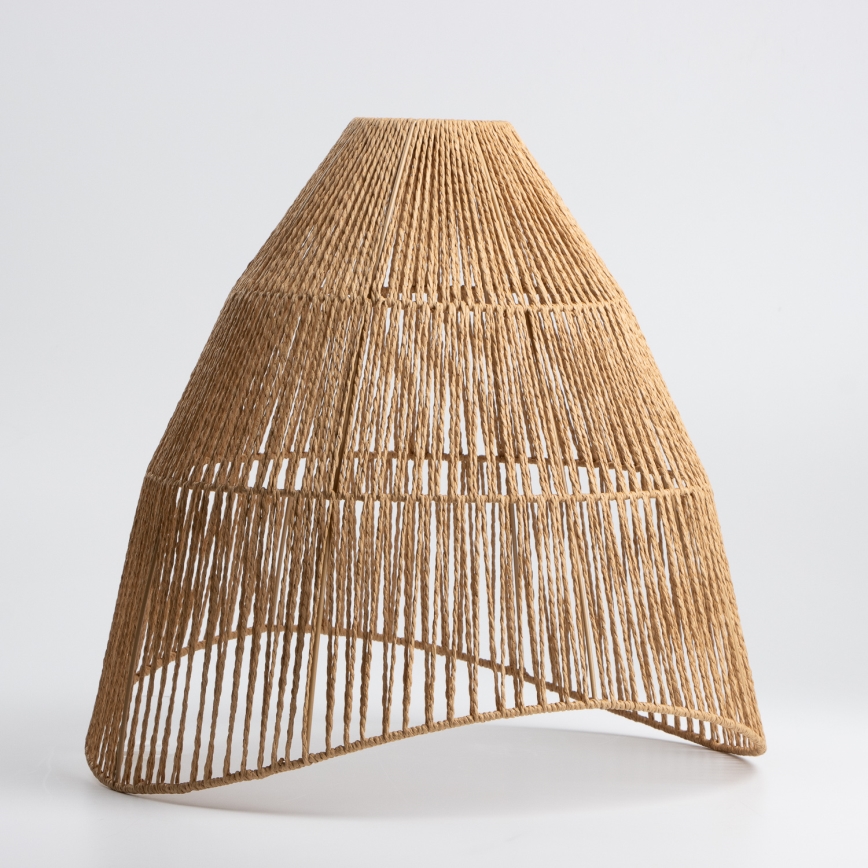 Brilagi - Lustră LED aplicată CERIA BOHO 1xE27/40W/230V, Ø 50 cm, maro/stejar