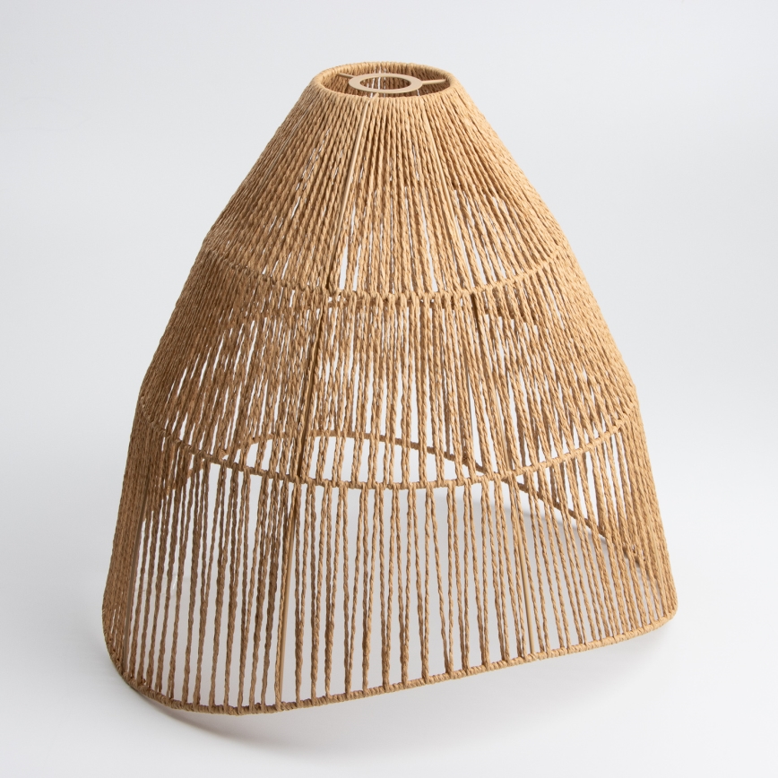 Brilagi - Lustră LED aplicată CERIA BOHO 1xE27/40W/230V, Ø 50 cm, maro/stejar