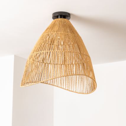 Brilagi - Lustră LED aplicată CERIA BOHO, 1xE27/40W/230V, Ø 70 cm, maro