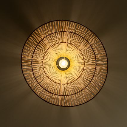 Brilagi - Lustră LED aplicată CERIA BOHO, 1xE27/40W/230V, Ø 70 cm, maro