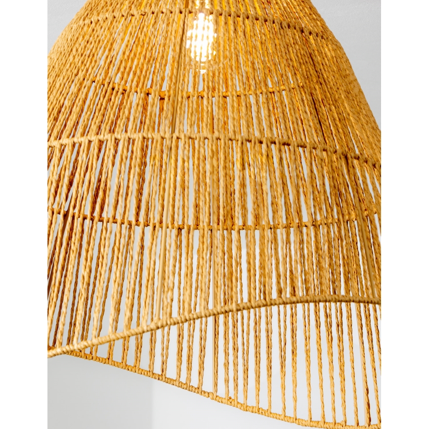 Brilagi - Lustră LED aplicată CERIA BOHO, 1xE27/40W/230V, Ø 70 cm, maro