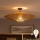 Brilagi - Lustră LED aplicată CERIA BOHO 1xE27/60W/230V diam. 70 cm negru/maro