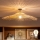 Brilagi - Lustră LED aplicată CERIA BOHO 1xE27/60W/230V Ø 100 cm negru/bej
