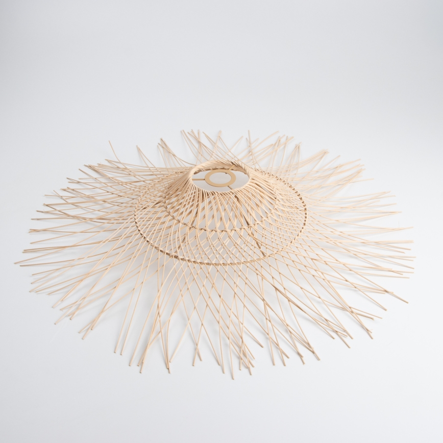 Brilagi - Lustră LED aplicată CERIA BOHO 1xE27/60W/230V Ø 100 cm negru/bej