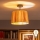 Brilagi - Lustră LED aplicată CERIA BOHO 1xE27/60W/230V Ø 30 cm negru/rafie