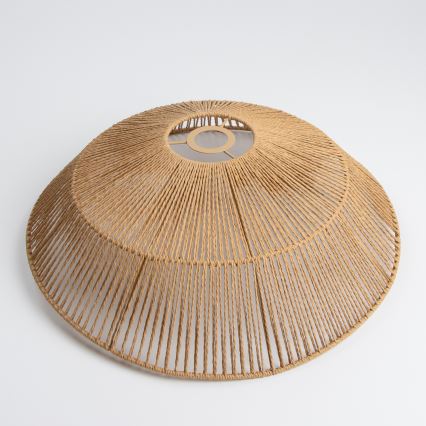 Brilagi - Lustră LED aplicată CERIA BOHO 1xE27/60W/230V Ø 50 cm negru/maro