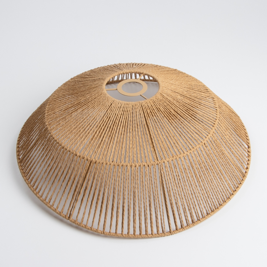 Brilagi - Lustră LED aplicată CERIA BOHO 1xE27/60W/230V Ø 50 cm negru/maro