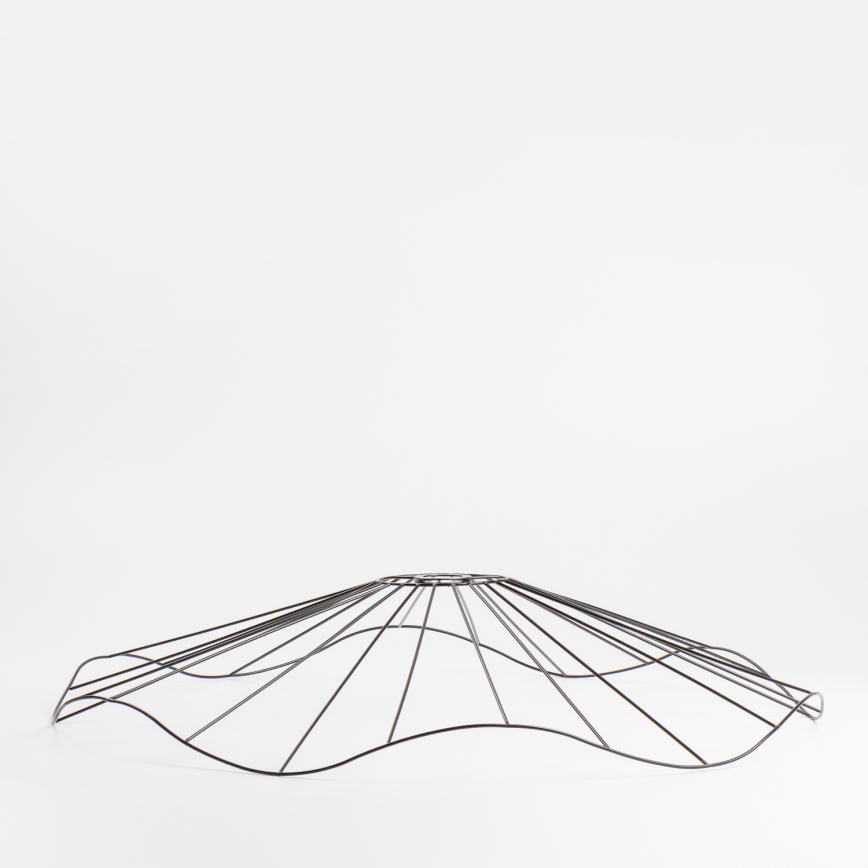 Brilagi - Lustră LED aplicată CERIA WIRE, 1x E27/40W/230V, Ø80 cm, negru/stejar