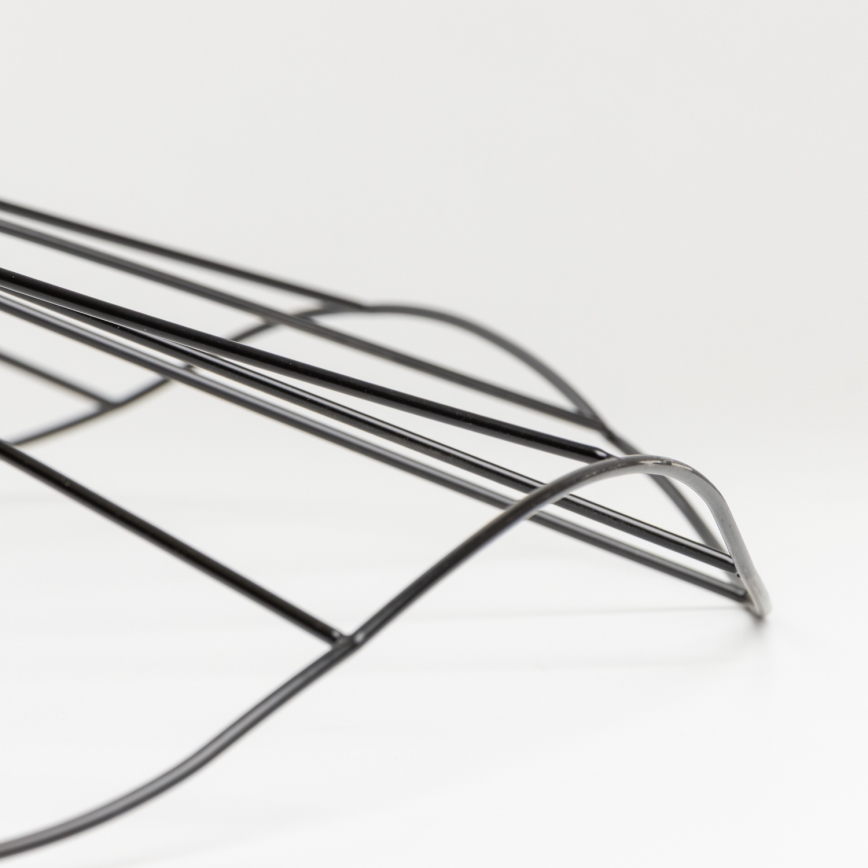 Brilagi - Lustră LED aplicată CERIA WIRE, 1x E27/40W/230V, Ø80 cm, negru/stejar