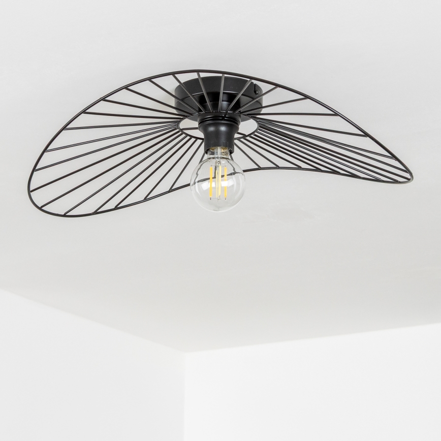 Brilagi - Lustră LED aplicată CERIA WIRE, 1xE27/40W/230V, 40x56 cm, neagră