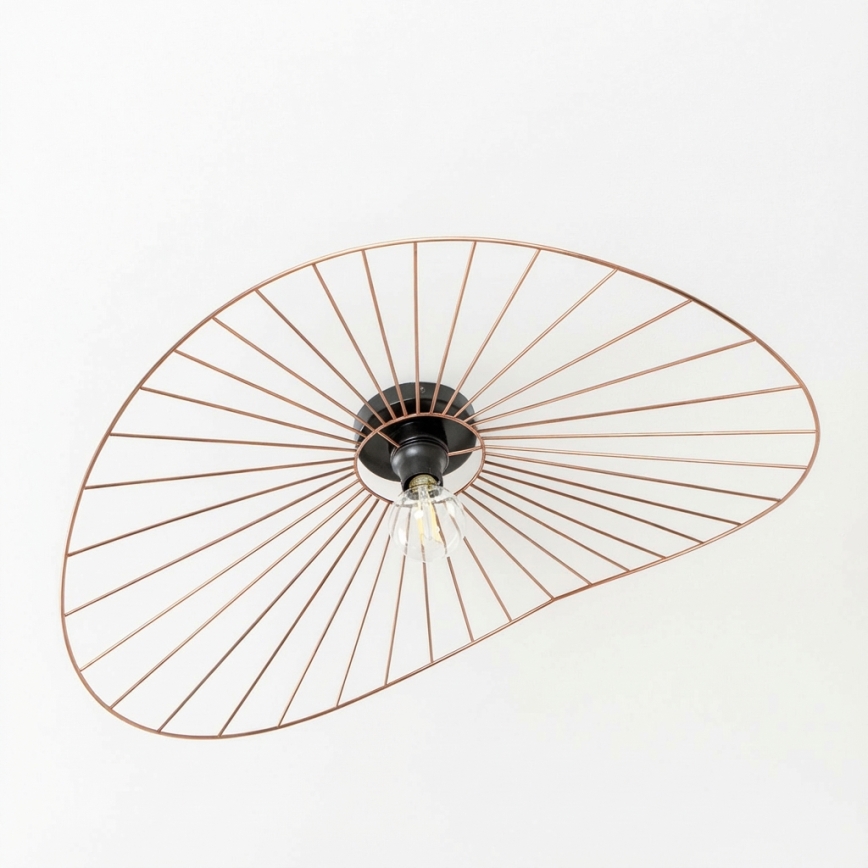 Brilagi - Lustră LED aplicată CERIA WIRE 1xE27/40W/230V 60x80 cm bronz