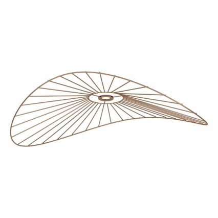 Brilagi - Lustră LED aplicată CERIA WIRE 1xE27/40W/230V 60x80 cm bronz/stejar