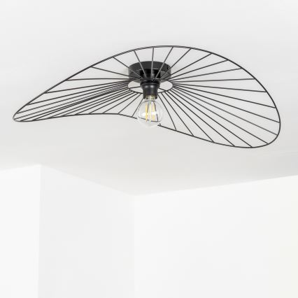 Brilagi - Lustră LED aplicată CERIA WIRE 1xE27/40W/230V 60x80 cm neagră
