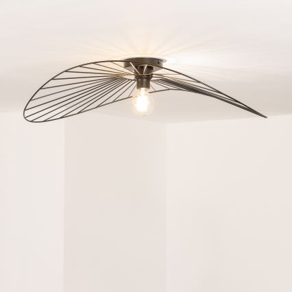 Brilagi - Lustră LED aplicată CERIA WIRE 1xE27/40W/230V 60x80 cm neagră
