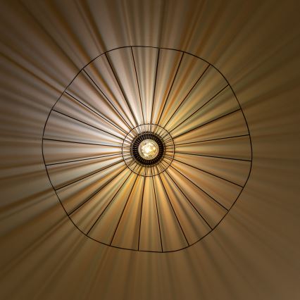 Brilagi - Lustră LED aplicată CERIA WIRE, 1xE27/40W/230V, diametru 80 cm, negru