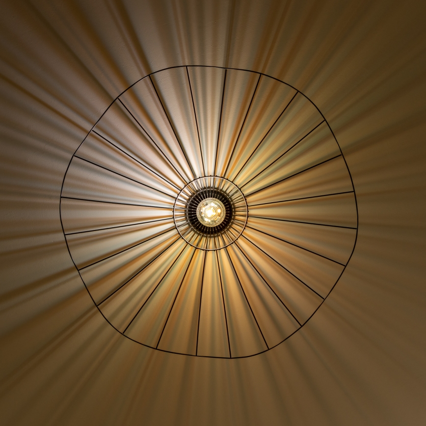 Brilagi - Lustră LED aplicată CERIA WIRE, 1xE27/40W/230V, diametru 80 cm, negru