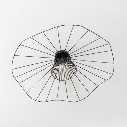 Brilagi - Lustră LED aplicată CERIA WIRE, 1xE27/40W/230V, diametru 80 cm, negru