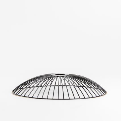 Brilagi - Lustră LED aplicată CERIA WIRE 1xE27/40W/230V Ø 38 cm negru/stejar