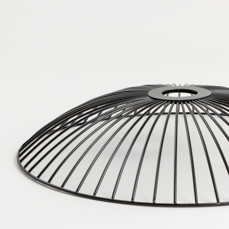 Brilagi - Lustră LED aplicată CERIA WIRE 1xE27/40W/230V Ø 38 cm negru/stejar