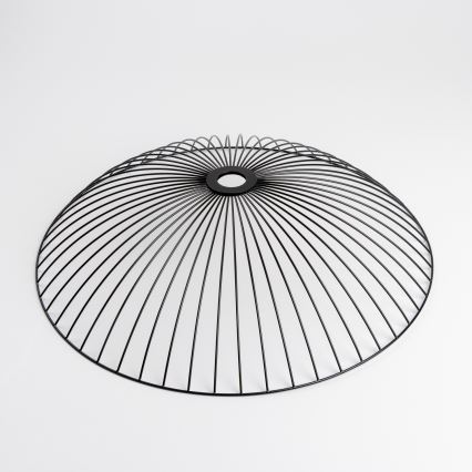 Brilagi - Lustră LED aplicată CERIA WIRE 1xE27/40W/230V Ø 60 cm negru/stejar