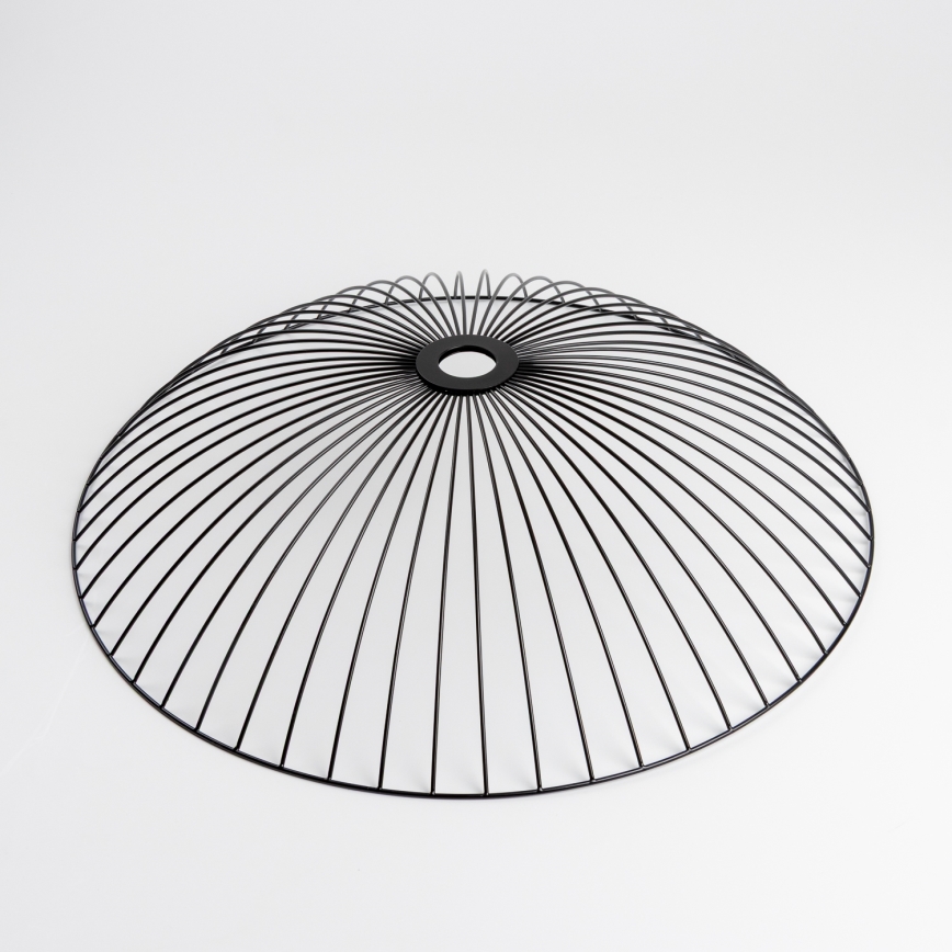 Brilagi - Lustră LED aplicată CERIA WIRE 1xE27/40W/230V Ø 60 cm negru/stejar