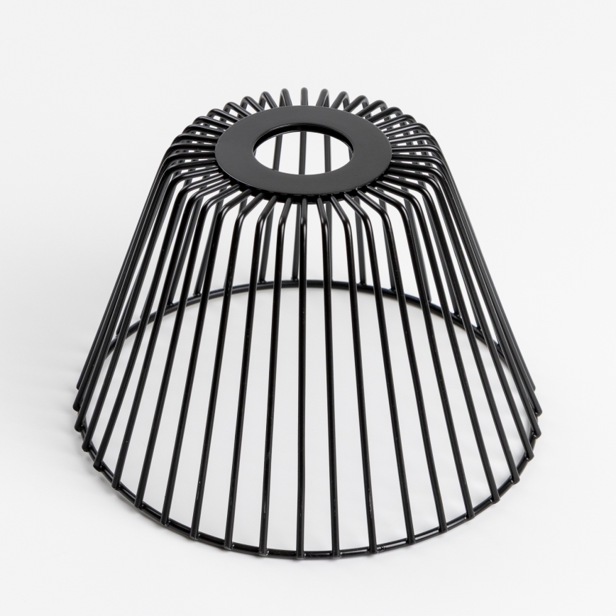 Brilagi - Lustră LED aplicată CERIA WIRE, 1xE27/40W/230V, Ø 80 cm, negru/stejar