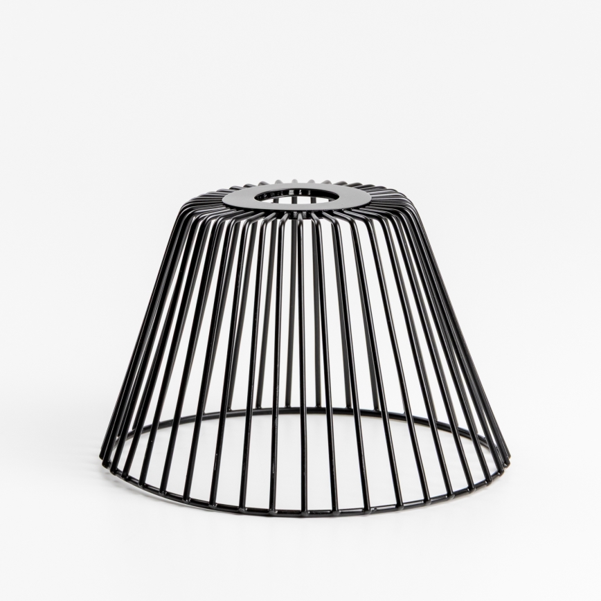 Brilagi - Lustră LED aplicată CERIA WIRE, 1xE27/40W/230V, Ø 80 cm, negru/stejar