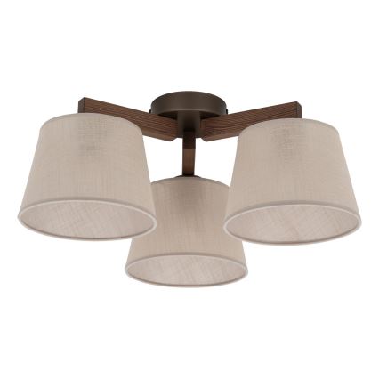 BRILAGI - lustră LED aplicată LATTE 3xE27/15W/230V pin/bej