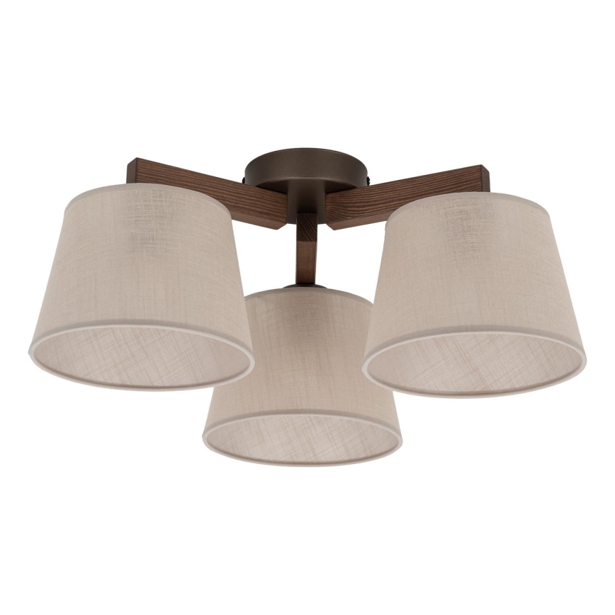 BRILAGI - lustră LED aplicată LATTE 3xE27/15W/230V pin/bej