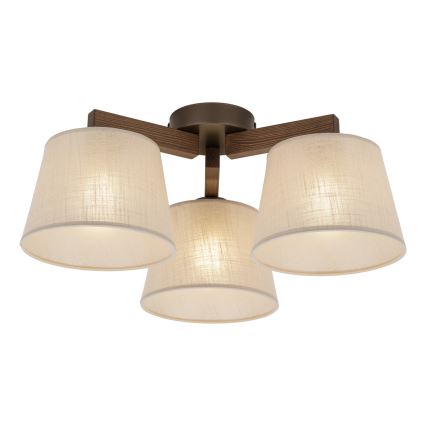 BRILAGI - lustră LED aplicată LATTE 3xE27/15W/230V pin/bej