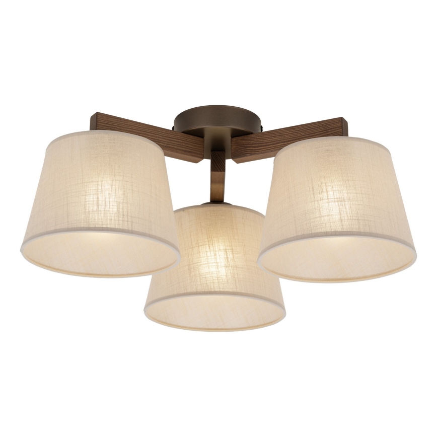 BRILAGI - lustră LED aplicată LATTE 3xE27/15W/230V pin/bej