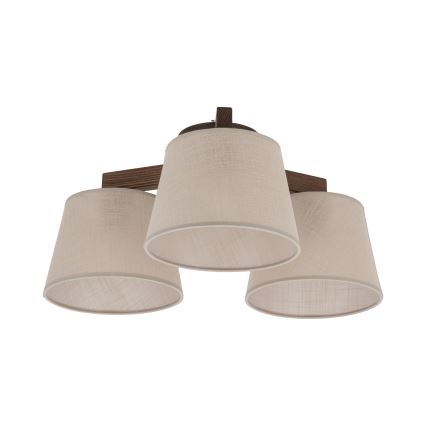 BRILAGI - lustră LED aplicată LATTE 3xE27/15W/230V pin/bej