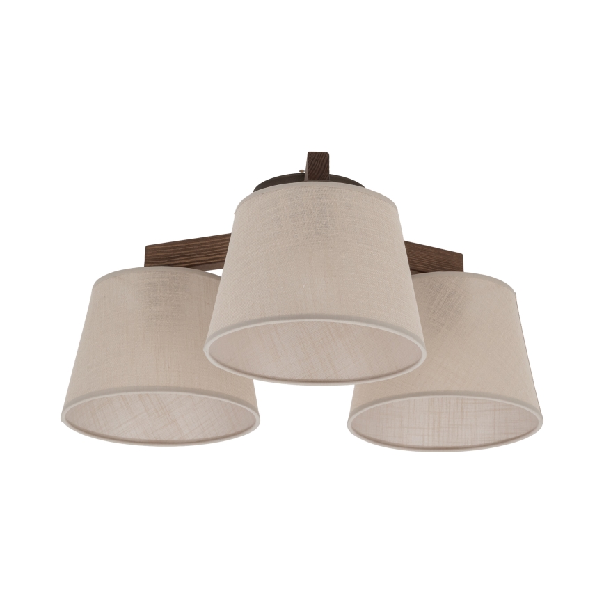 BRILAGI - lustră LED aplicată LATTE 3xE27/15W/230V pin/bej