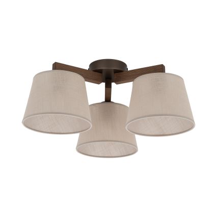 BRILAGI - lustră LED aplicată LATTE 3xE27/15W/230V pin/bej